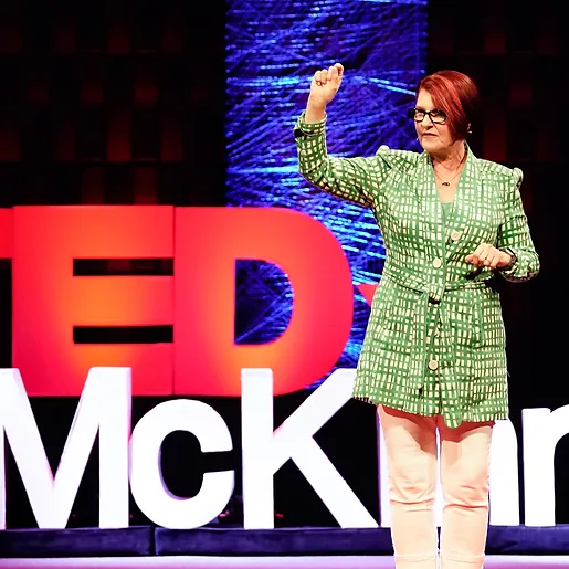 Lisa Hammett Speaking at TEDx McKinney event 3 JPG
